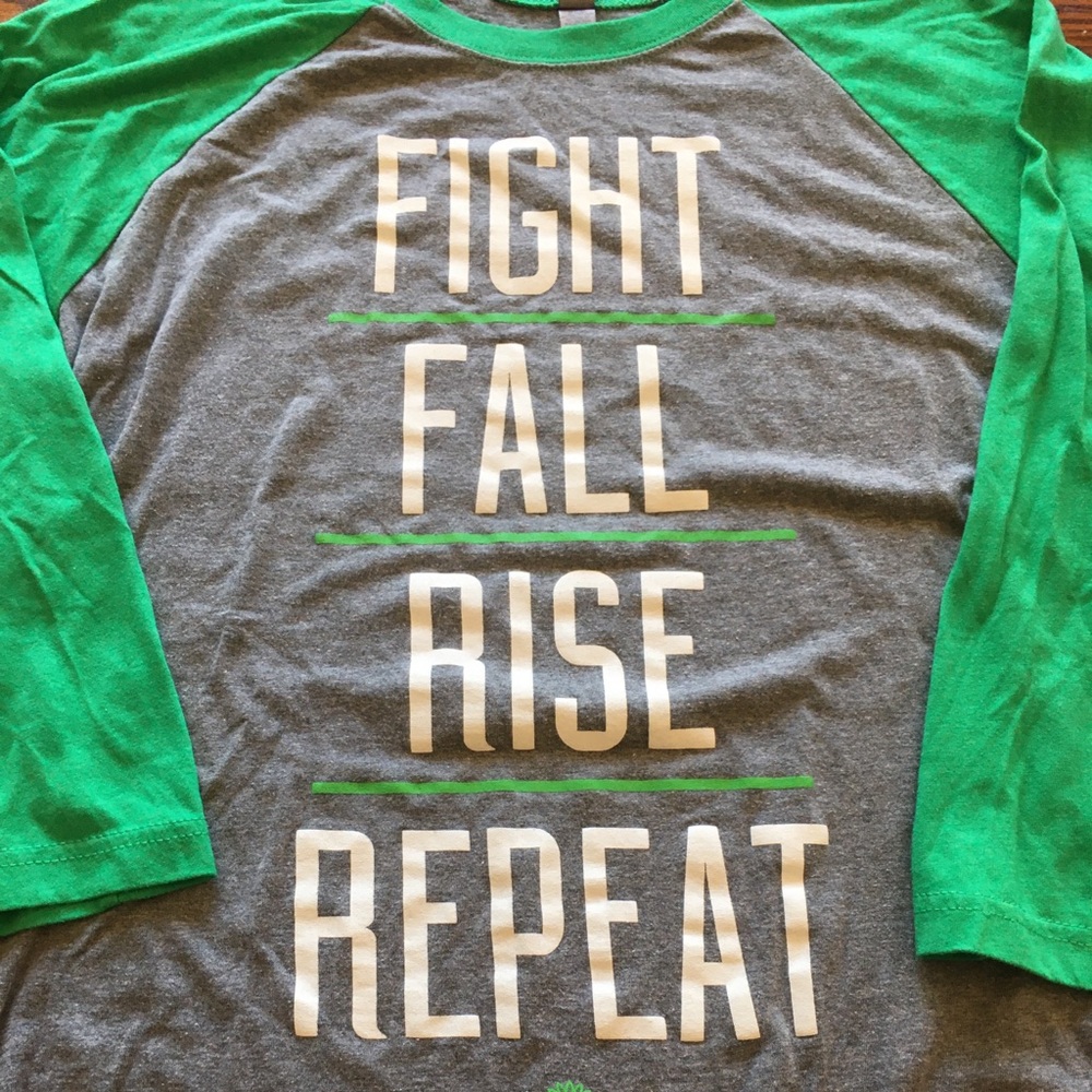 Fellow Flowers Fight Fall Rise Repeat Raglan